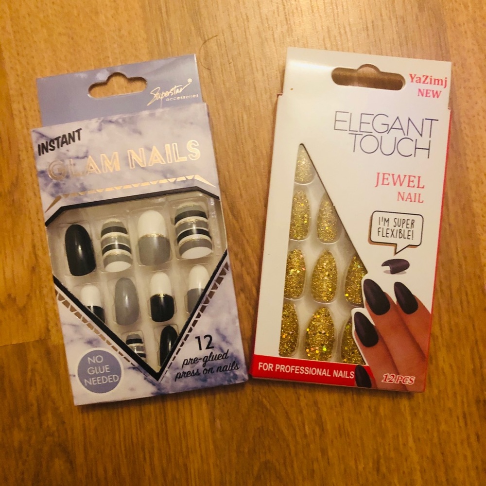 Instant glam fashion nails press on